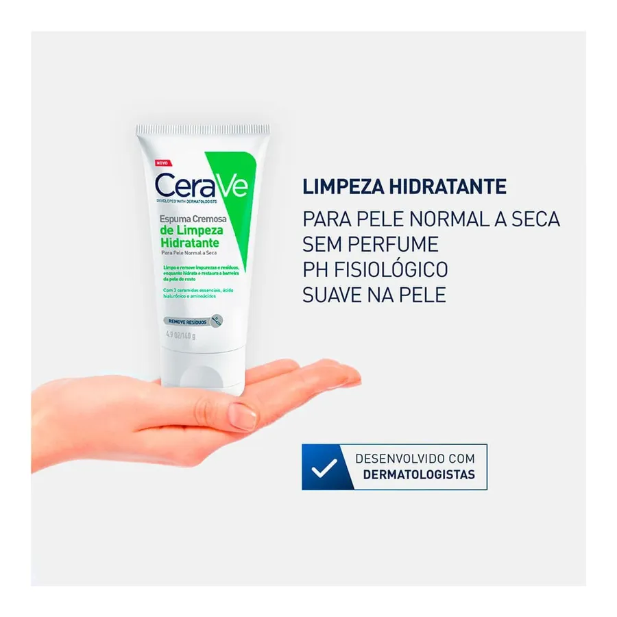 CeraVe Espuma de Limpeza Hidratante 60g — foto 3