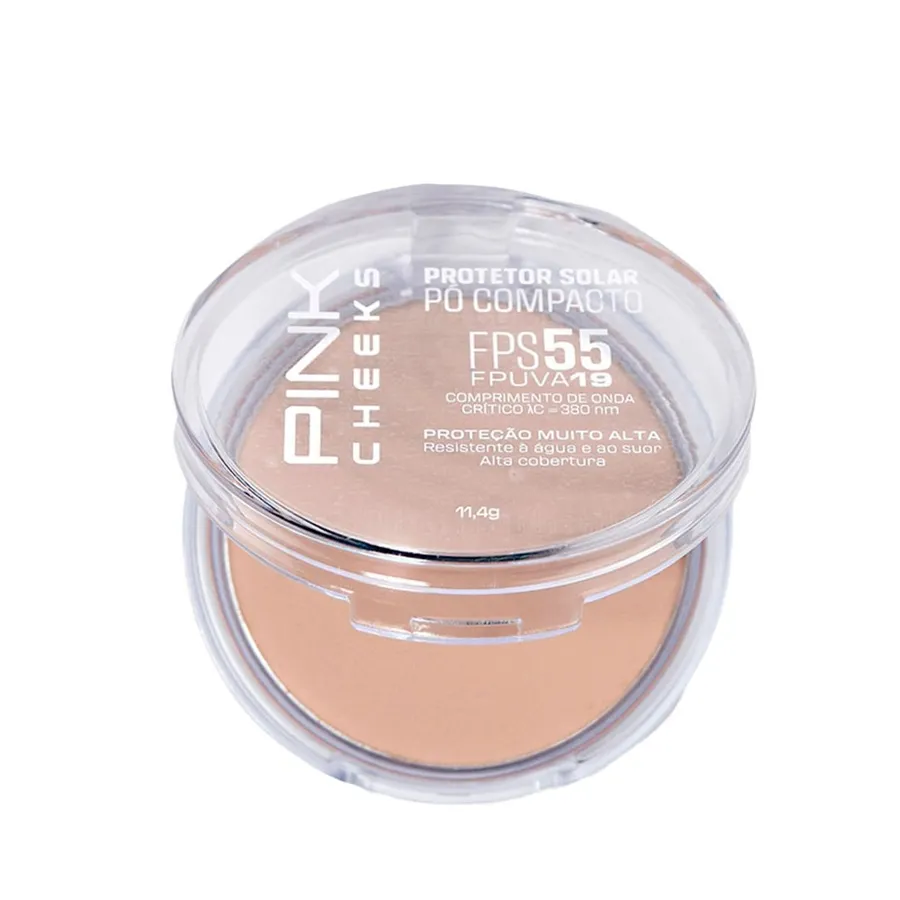 Pink Cheeks Pó Compacto com Proteção Solar FPS 55 11,4g