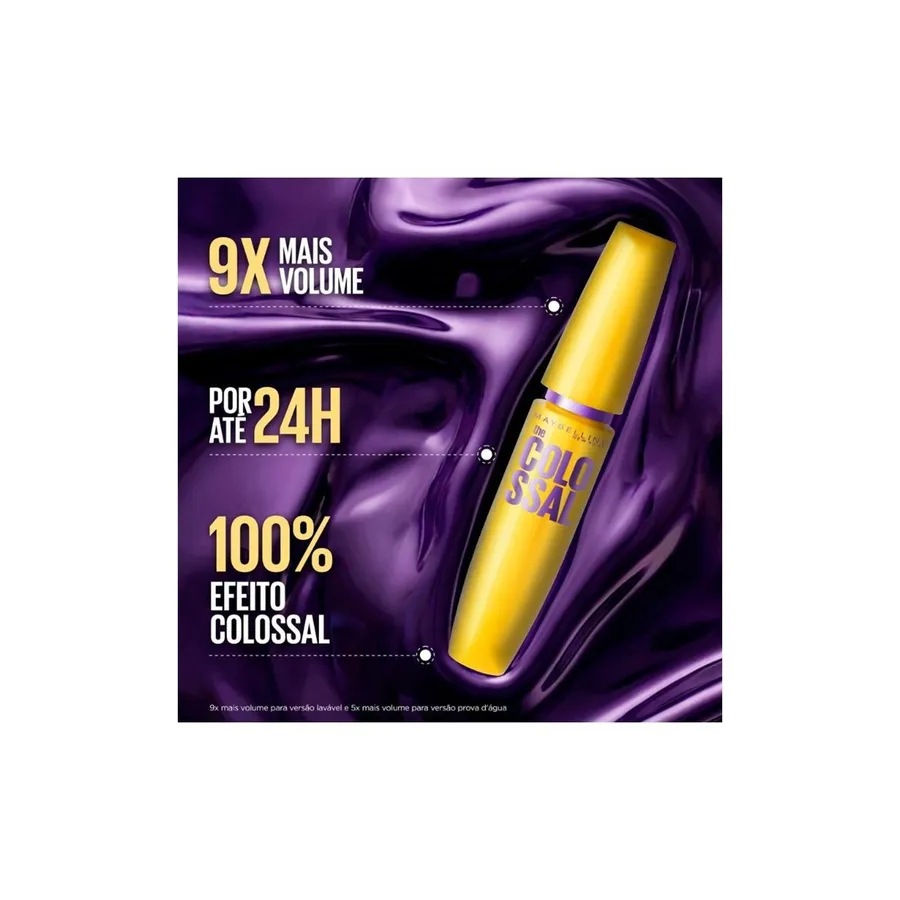 Maybelline The Colossal Volum' Express Máscara de Cílios Lavável 9,2ml — foto 3