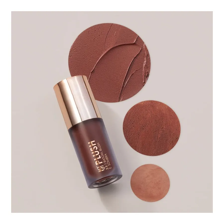 Bruna Tavares BT Plush Batom, Blush e Sombra 3 em 1 6g — foto 3