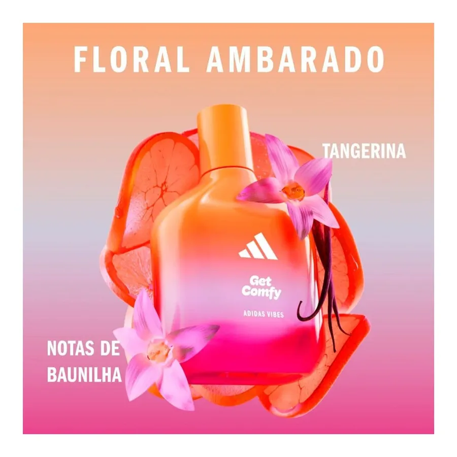 Adidas Kit Vibes Get Comfy Eau de Parfum + Shower Gel 100ml — foto 3