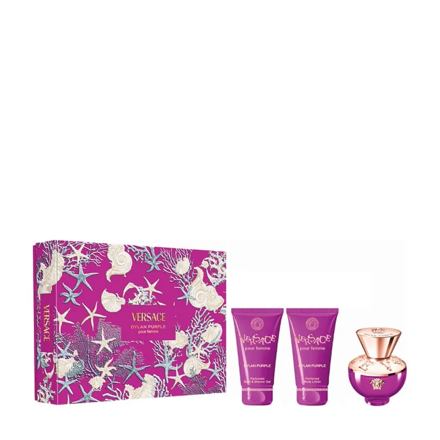 Versace Kit Dylan Purple Eau de Parfum + Gel de Banho + Loção Corporal 50ml