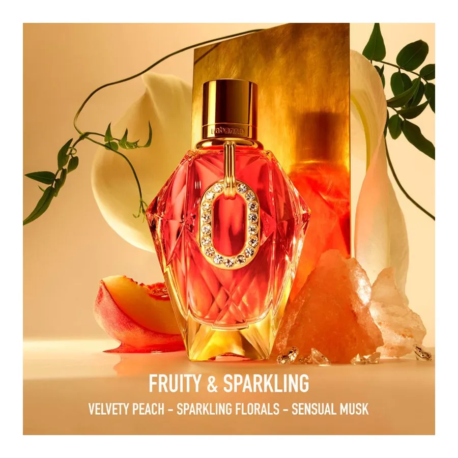 Perfume Rabanne Million Gold For Her Pure Diamonds Feminino - Eau de Parfum 90ml — foto 3