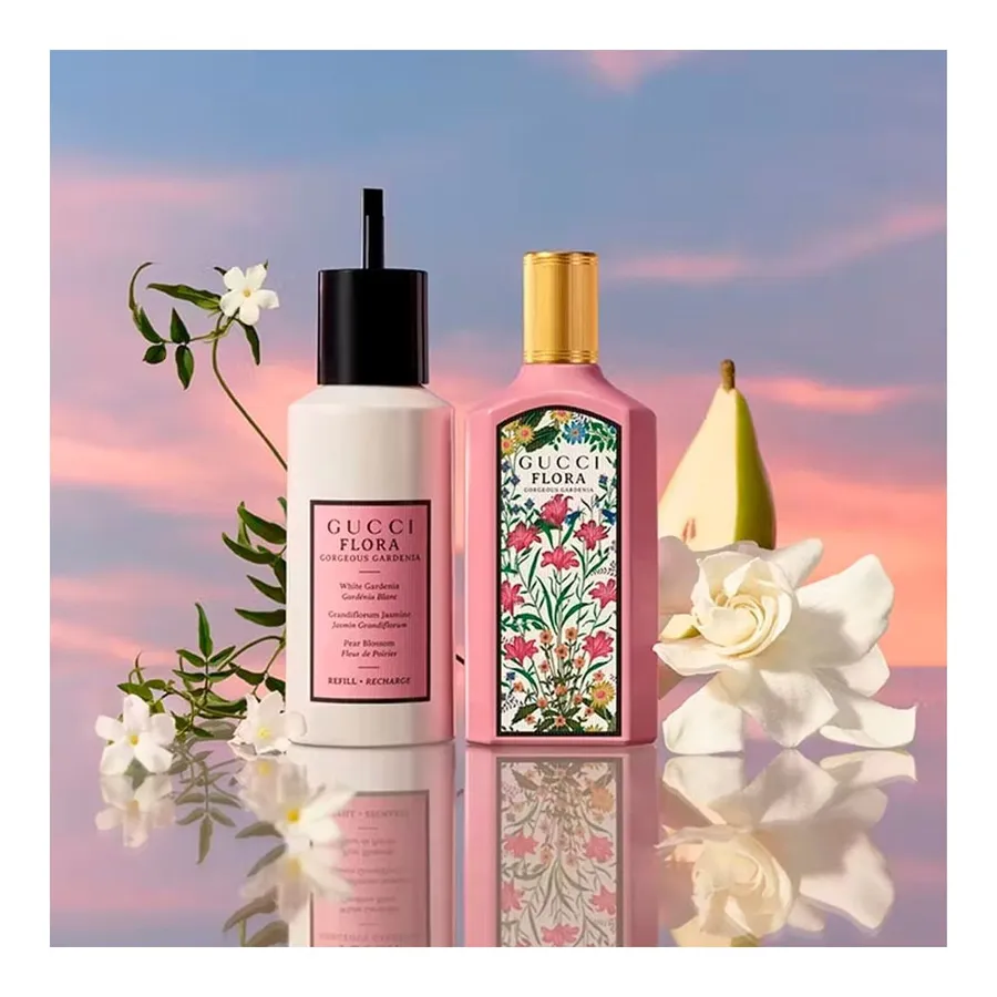 Gucci Flora Gorgeous Gardenia Eau de Parfum Refill - Perfume Feminino - Incolor 150ml — foto 3