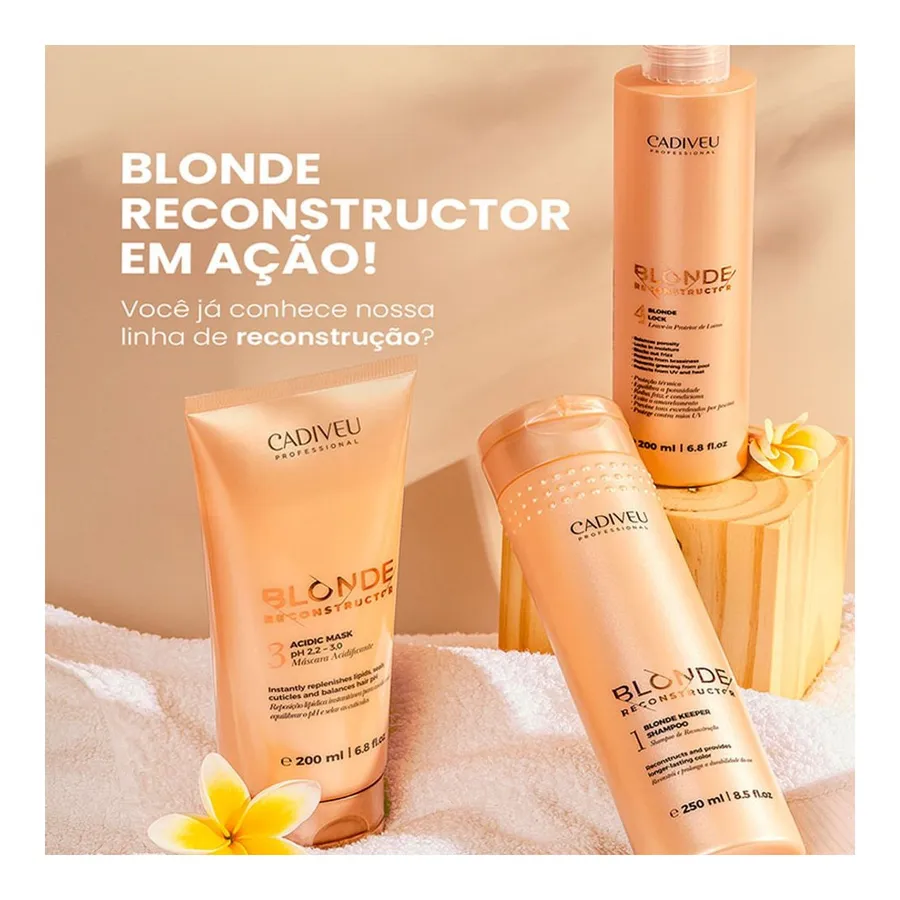 Shampoo Cadiveu Professional Blonde Reconstructor Blonde Keeper 250ml — foto 2