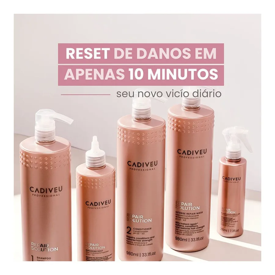 Condicionador Cadiveu Professional Repair Solution 980ml — foto 3