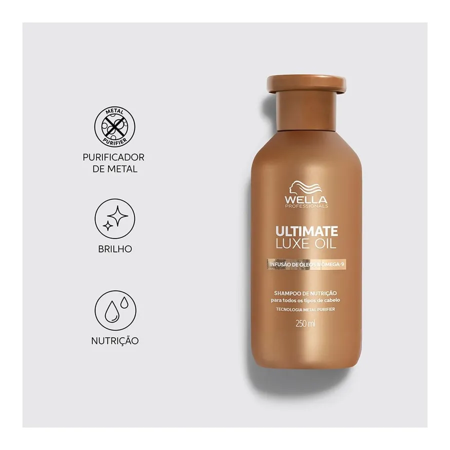 Shampoo Wella Professionals Ultimate Luxe Oil 1000ml — foto 3