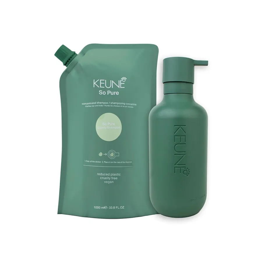 Shampoo Keune So Pure Clarify - Refil 1000ml — foto 3