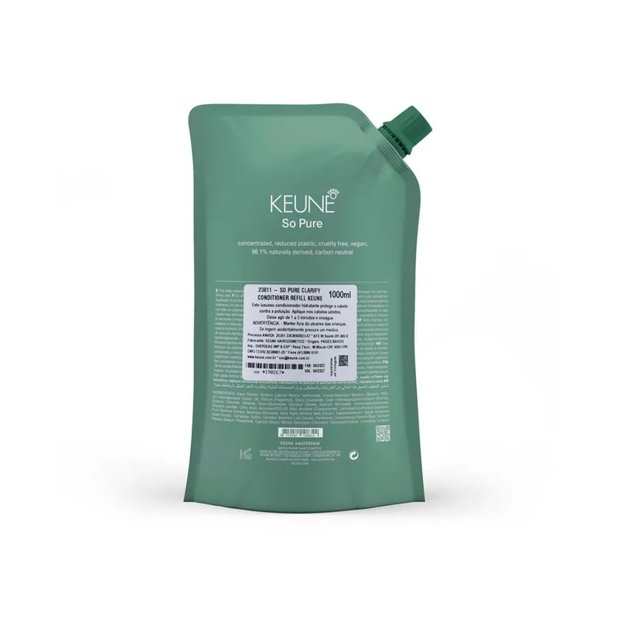 Condicionador Keune So Pure Clarify - Refil 1000ml — foto 2