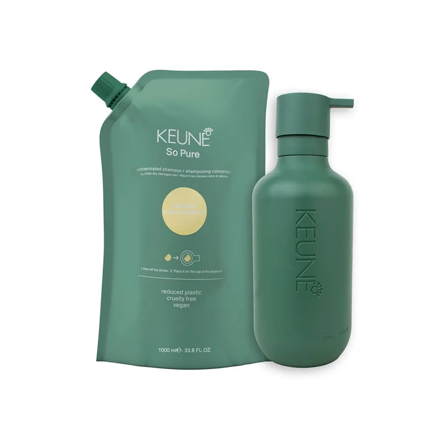 Shampoo Keune So Pure Restore - Refil 1000ml — foto 3