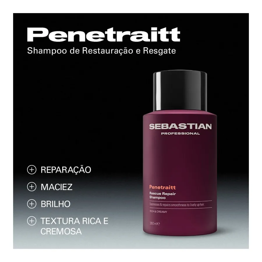 Shampoo Sebastian Professional Penetraitt 280ml — foto 3