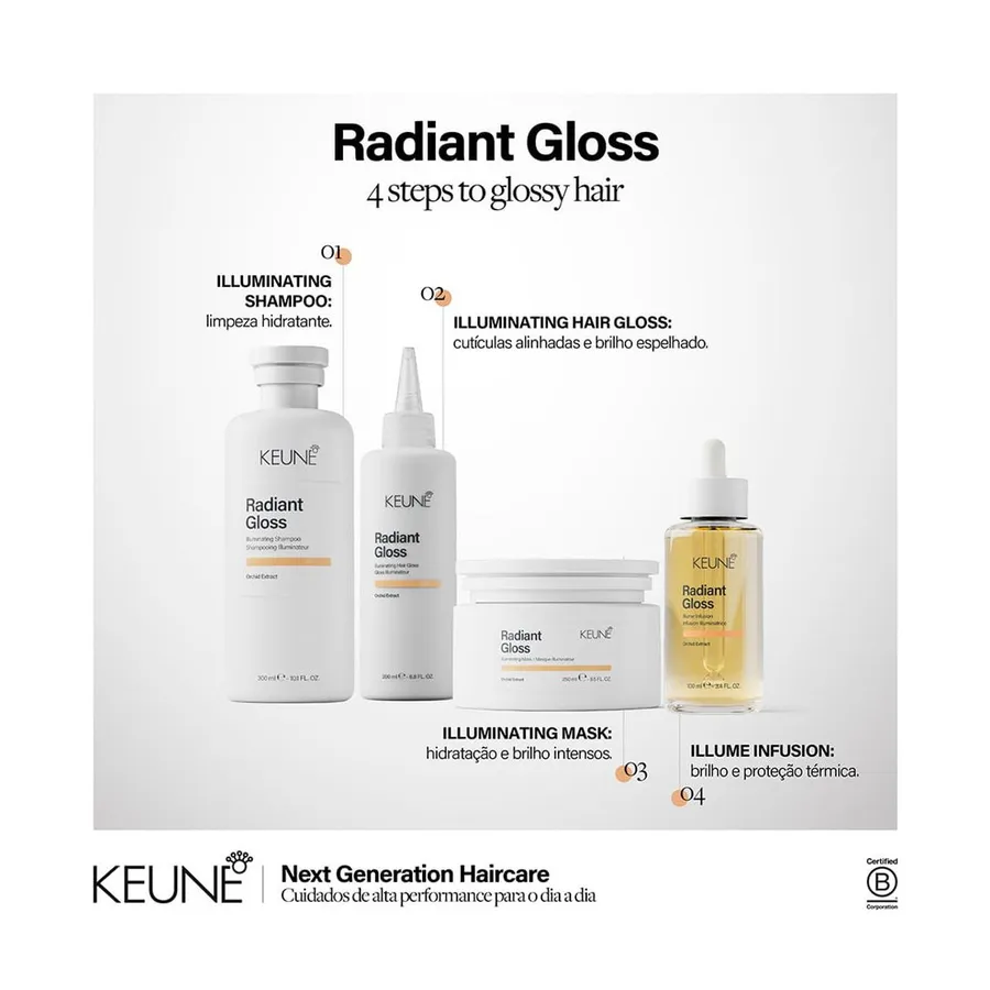 Shampoo Keune Care Radiant Gloss 1000ml — foto 2