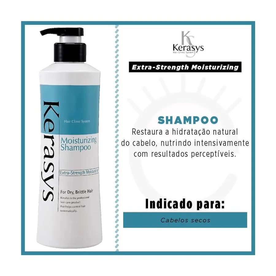 Kerasys Shampoo Moisturizing 600g — foto 2